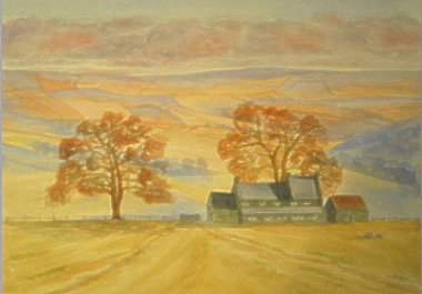 Watercolour Painting Farm