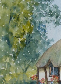 learn Watercolour, watercolour tutorial, painting trees