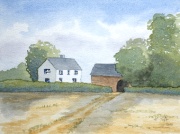 watercolour farm